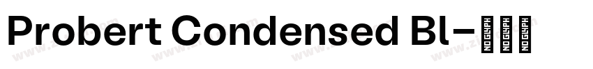 Probert Condensed Bl字体转换